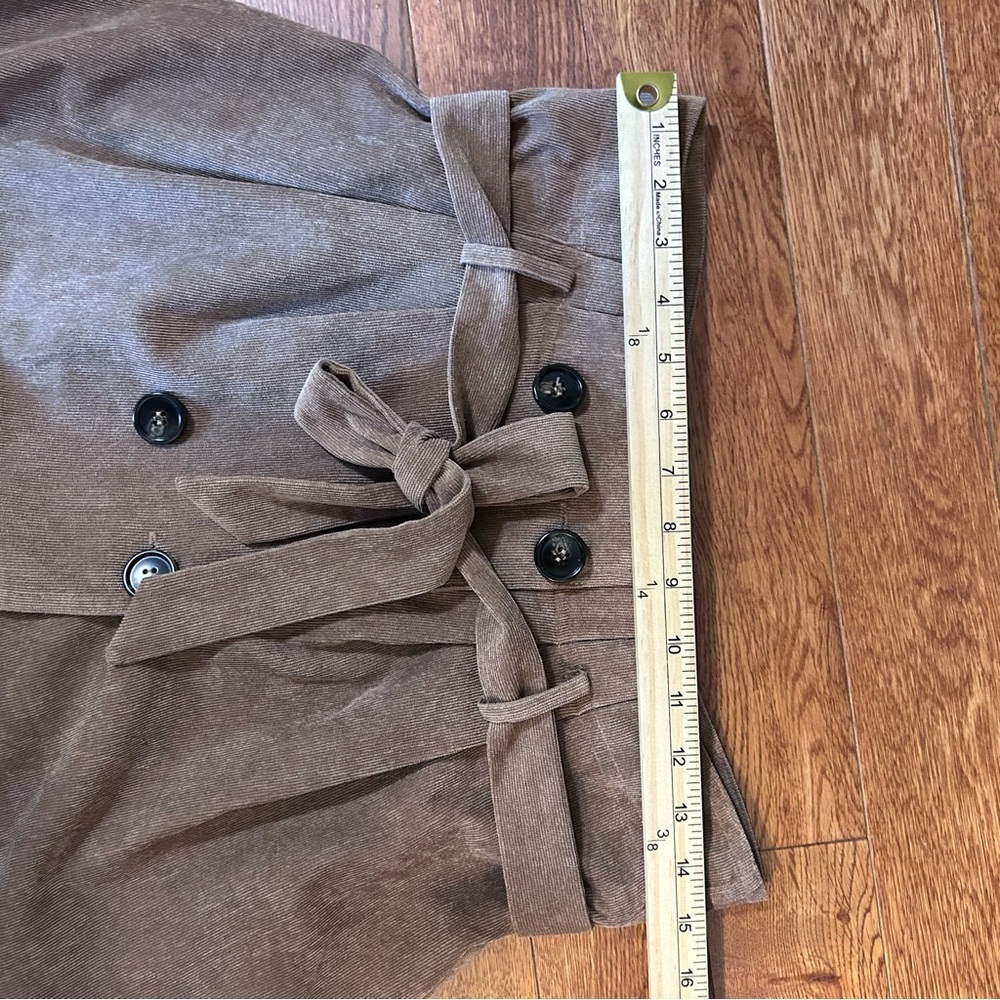 Altar’d State Brown Corduroy Pleated Skirt Size L - Picture 3 of 4